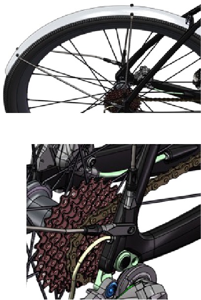 Schutzblechmontage