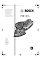Bosch PSM 160 A Bedienungsanleitung