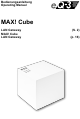 EQ-3 MAX! CUBE BEDIENUNGSANLEITUNG Pdf-Herunterladen | ManualsLib