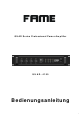 FAME QUAD- 4150 Bedienungsanleitung
