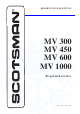 Scotsman MV 1000 Bedienungsanleitung