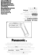 Panasonic EY6220 Betriebsanleitung