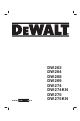 DeWalt DW263 Handbuch