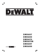 DeWalt DWE4557 Originalanweisungen