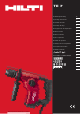Hilti TE 7 Bedienungsanleitung