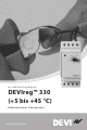 DEVI DEVIreg 330 (+5 bis +45 C) Installationshandbuch