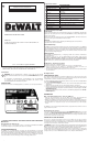 DeWalt DW0811 Bedienungsanleitung