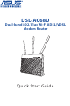 Asus DSL-AC68U Schnellstartanleitung