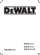 DeWalt DWD010 Originalanweisungen