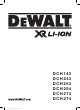 DeWalt XR LI-ION DCH243 Übersetzt Von Den Originalanweisungen