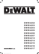DeWalt DWE4202 Bedienungsanleitung