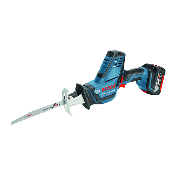 Bosch GSA 18V-LI C Professional Originalbetriebsanleitung