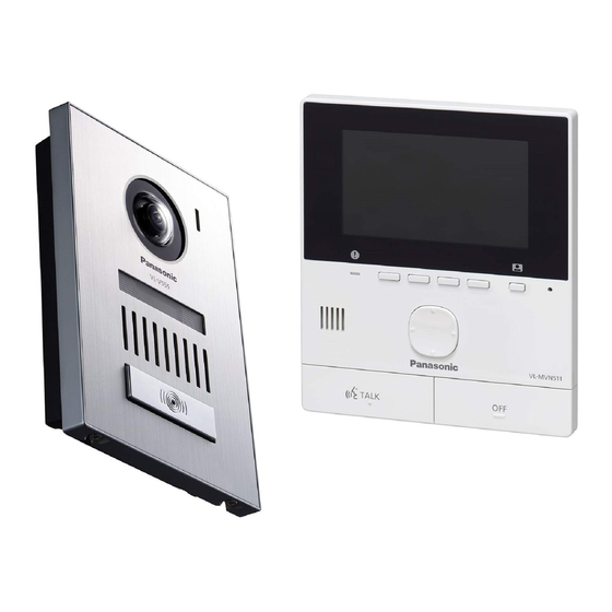 Panasonic VL-MVN511 Installationsanleitung