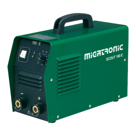 Migatronic SCOUT 130 E Betriebsanleitung