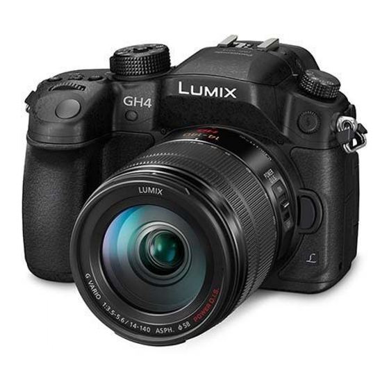 Panasonic Lumix DMC-GH4A Bedienungsanleitung