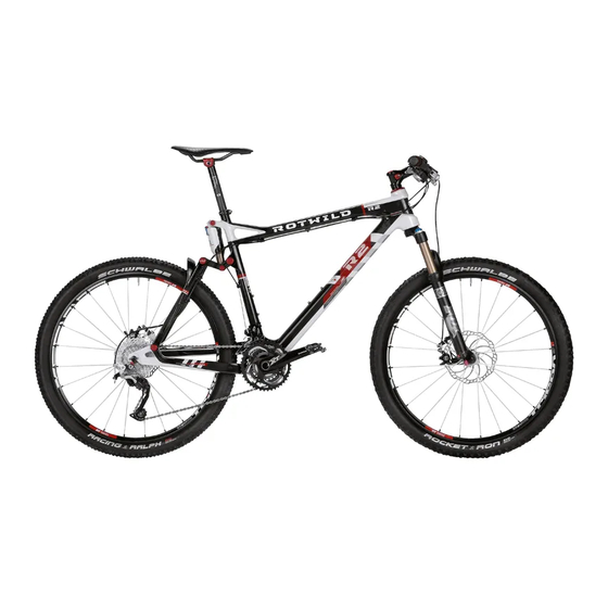 Rotwild XC-RACE Bedienungsanleitung