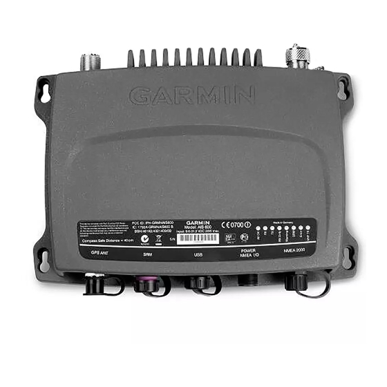 Garmin AIS 600 Anwenderhandbuch