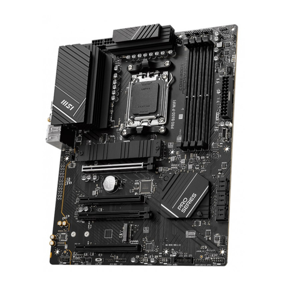 MSI PRO B650-P WIFI Benutzerhandbuch