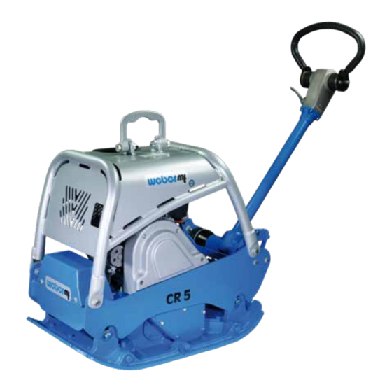 Weber mt CR 5-II CCD Bedienungs- Und Wartungsanleitung