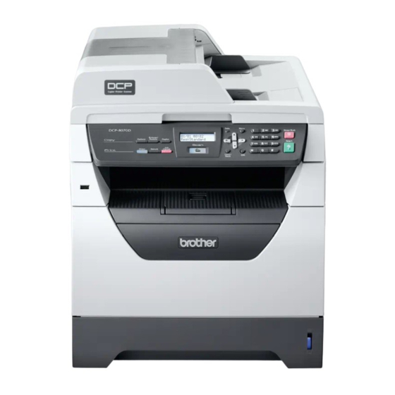Brother DCP-8070D Benutzerhandbuch