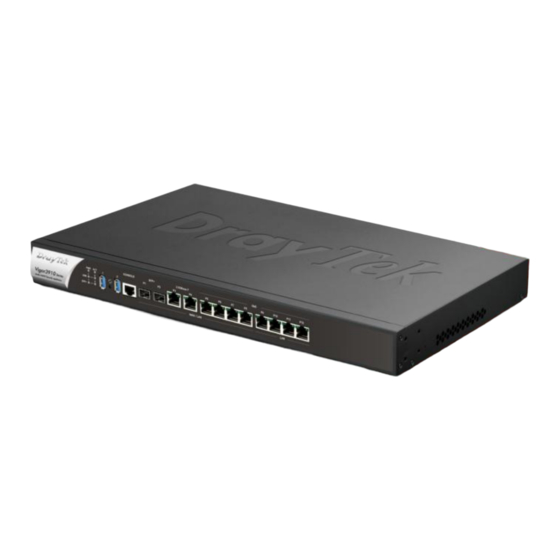 Draytek Vigor3910 Serie Schnellstartanleitung