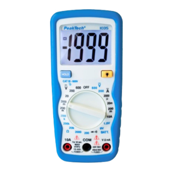 PeakTech 1035 Bedienungsanleitung