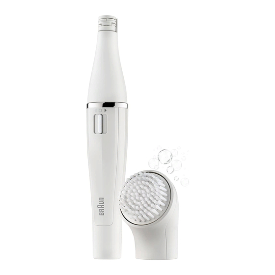 Braun FaceSpa 810 Bedienungsanleitung