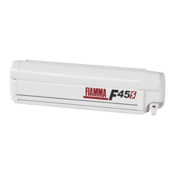 Fiamma F45s Montage- Und Gebrauchsanleitung