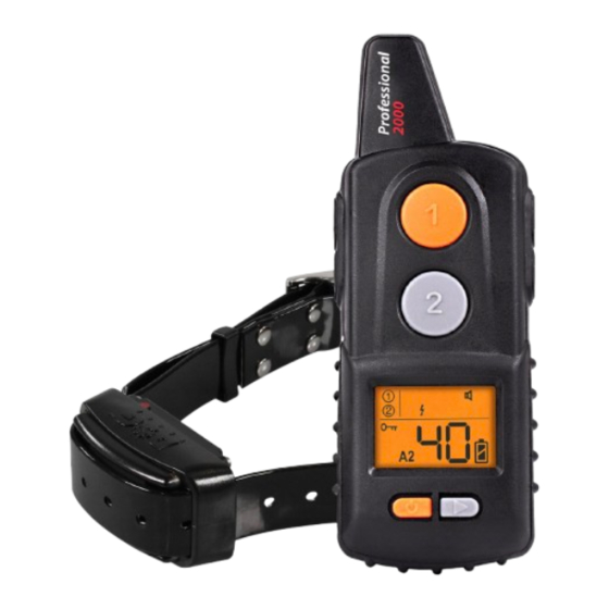 Dog trace d-control Professional Bedienungsanleitung