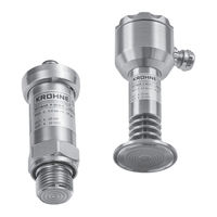 KROHNE OPTIBAR P 2010 C Handbuch