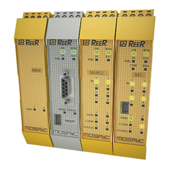 reer MOSAIC Programmierungshandbuch