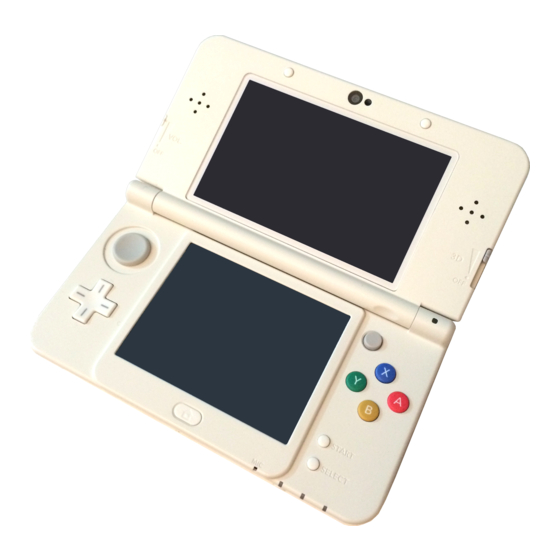 Nintendo new 3DS.XL Bedienungsanleitung