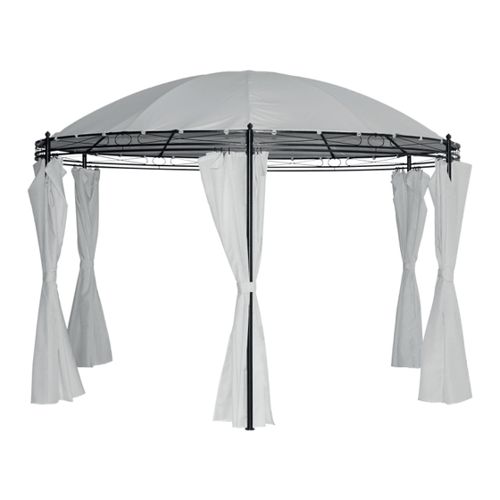 Bellavista Rundpavillon 3,5 m Aufbauanleitung