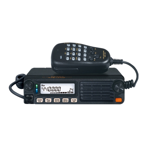 Yaesu FTM-7250DE Erweitertes Handbuch