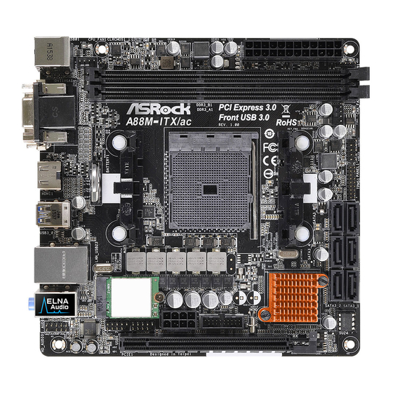ASROCK A88M-ITX/ac R2.0 Bedienungsanleitung