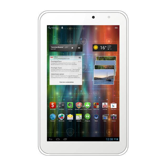 Prestigio MultiPad 2 PRO DUO 7.0 Benutzerhandbuch