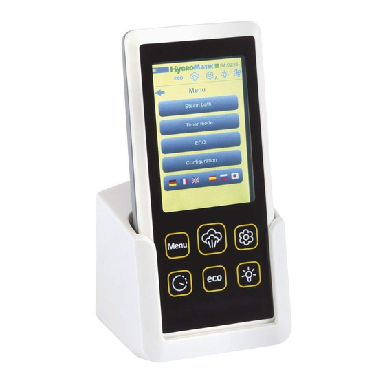 HygroMatik Spa Remote Touch Betriebsanleitung