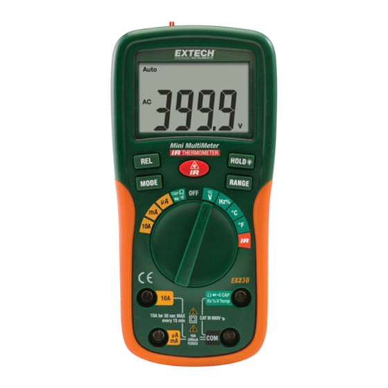 Extech Instruments EX230 Benutzerhandbuch