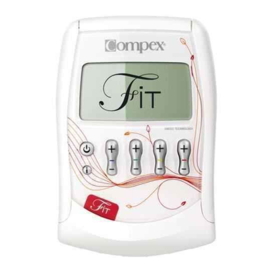Compex Fit Gebrauchsanweisung