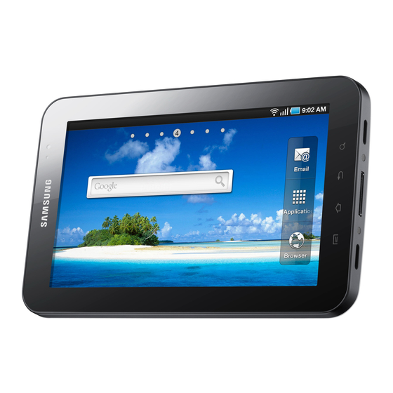 Samsung GALAXY Tab GT-P1000 Benutzerhandbuch