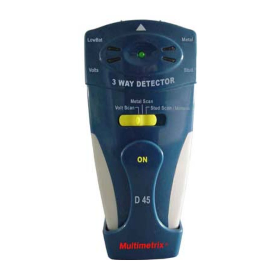 Multimetrix D 45 Bedienungsanleitung