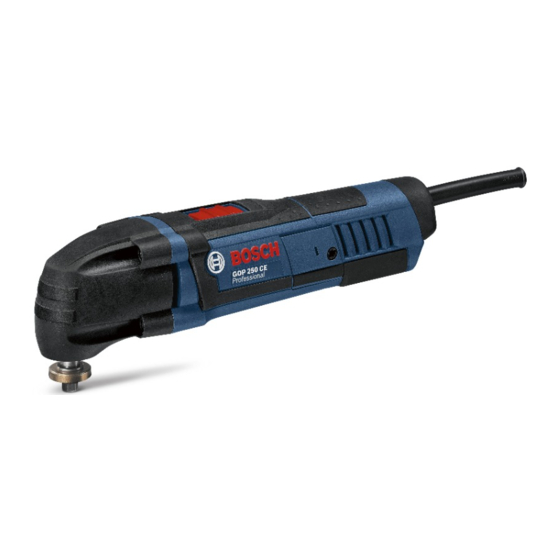 Bosch GOP Professional 250 CE Originalbetriebsanleitung