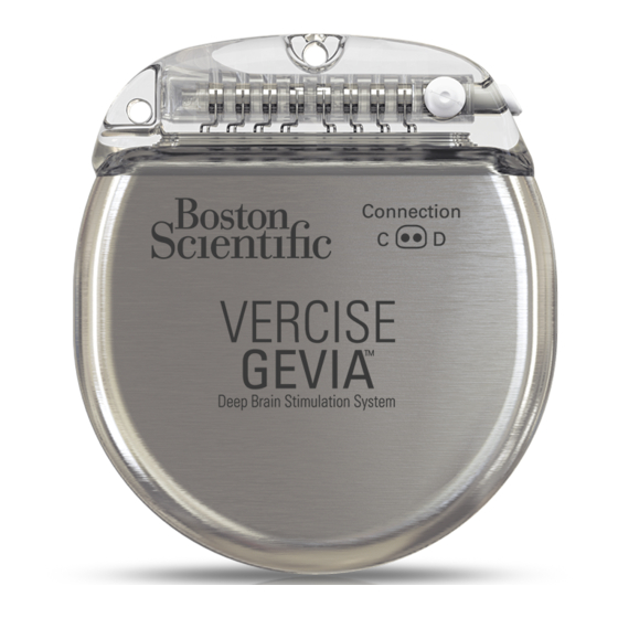 Boston Scientific Vercise Gevia Handbücher