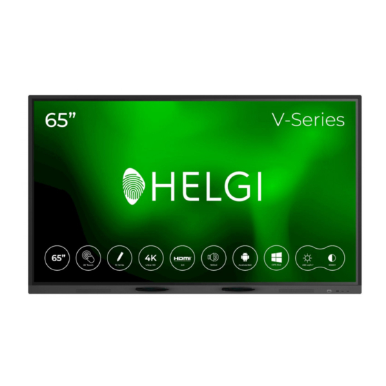 HELGI IFP V Serie Benutzerhandbuch