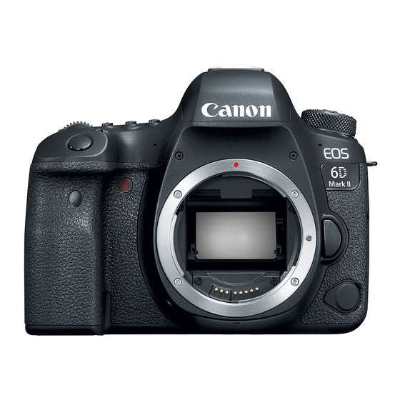 Canon EOS 6D Mark II Handbücher