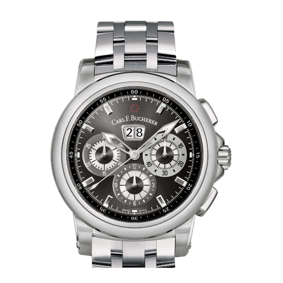 Carl F. Bucherer PATRAVI CHRONODATE Bedienungsanleitung