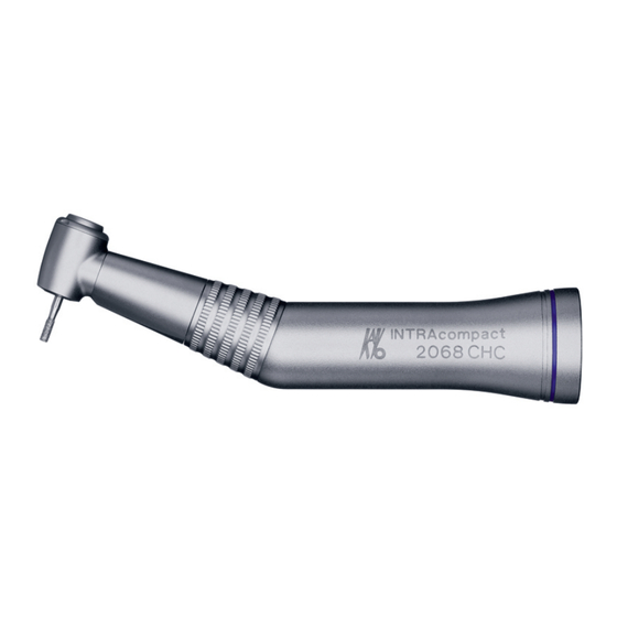 KaVo INTRAcompact 2068 CHC Gebrauchsanweisung
