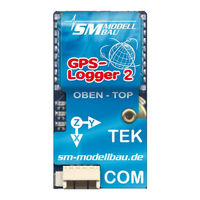 SM Modellbau GPS-Logger 2 Bedienungsanleitung