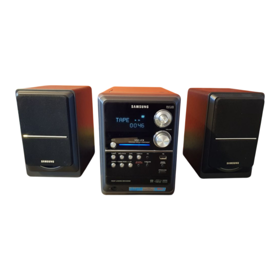 Samsung MM-UC8H Bedienungsanleitung