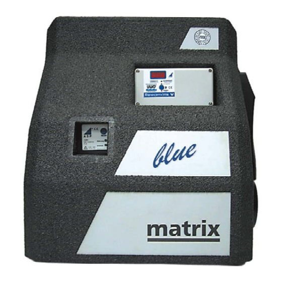 UWO matrix blue Einbau- Und Bedienungsanleitung